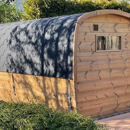 Ferienhaus Blaumond Mit Gartensauna Wandlitz Exteriér fotografie